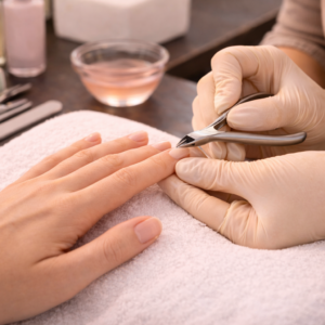 Soins des ongles de la main à pau chez mademoiselle judith