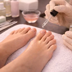 Soin ongles de pied à l'institut Mademoiselle Judith