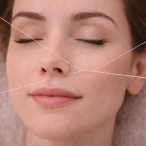 Epilation au fil; epilation moustache au fil; epilation levres au fil Pau